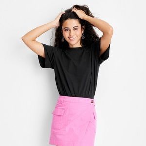 NWT Short Sleeve Black Bodysuit